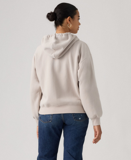 Levi's Women's Graphic Everyday Zip-Up Hoodie - HOODIE DREAMY BUTTERFLY CHATEAU GRAY