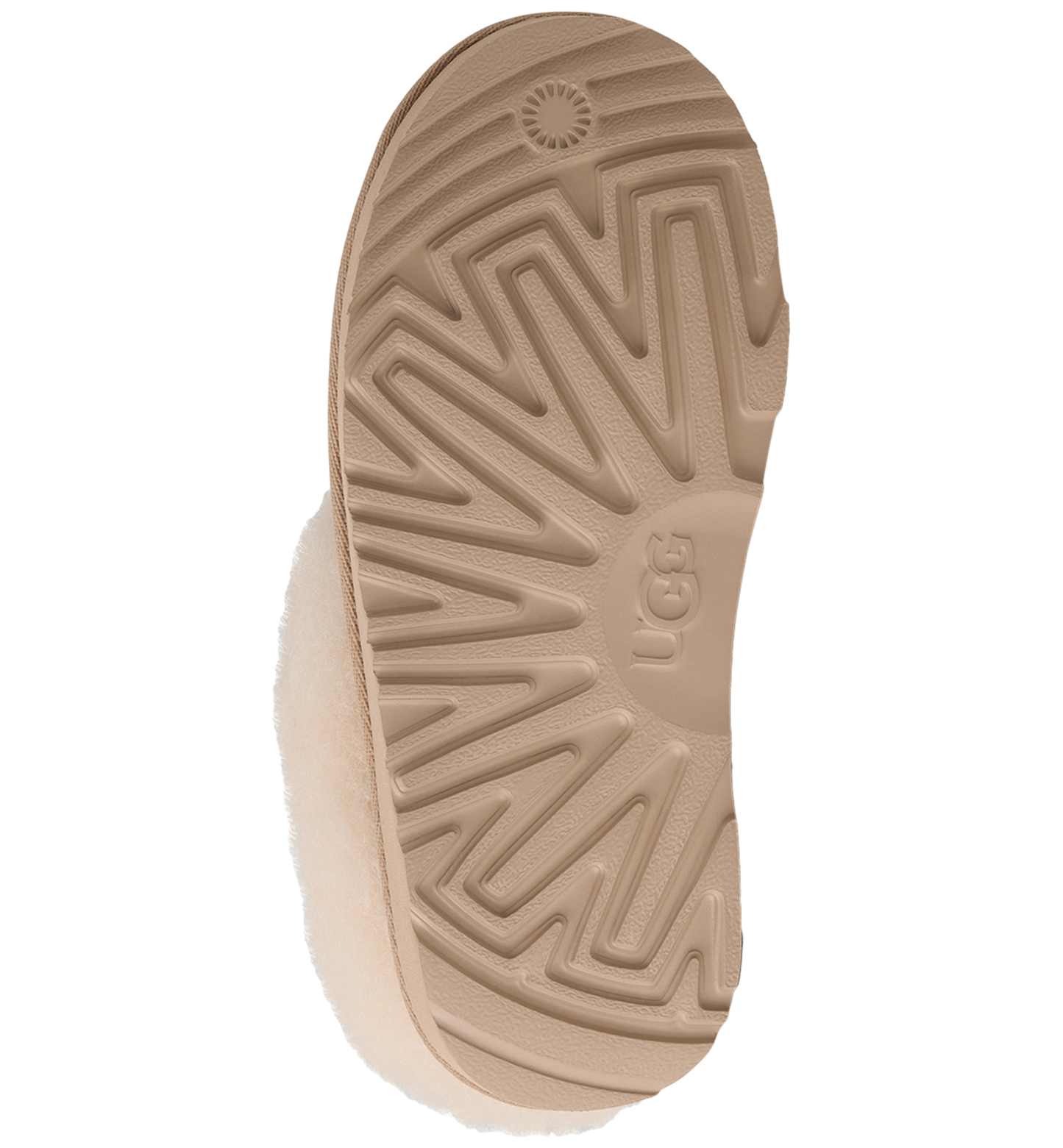 UGG® Kids' Bailey Bow Round Toe Slippers - Sand