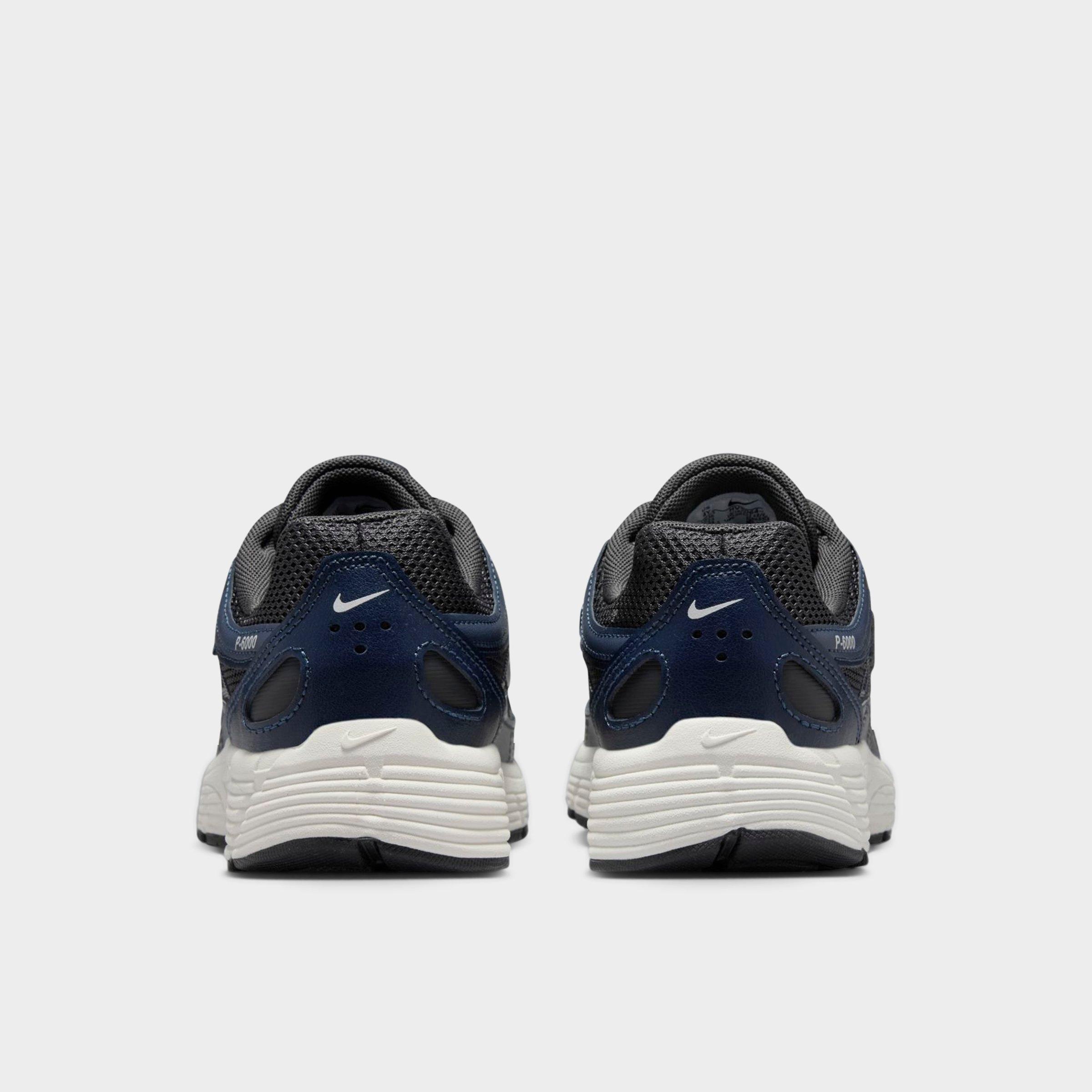 Big Kids' Nithtke P-6000 Casual Shoes - Thunder Blue/Anthracite/Sail/Vast Grey - Back view