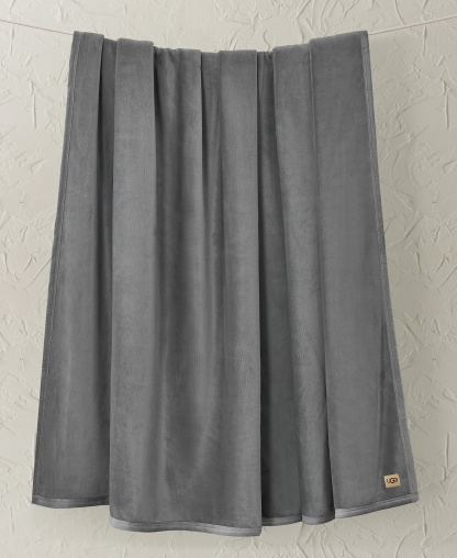 UGG® Coco Blanket, Full/Queen - Seal Grey