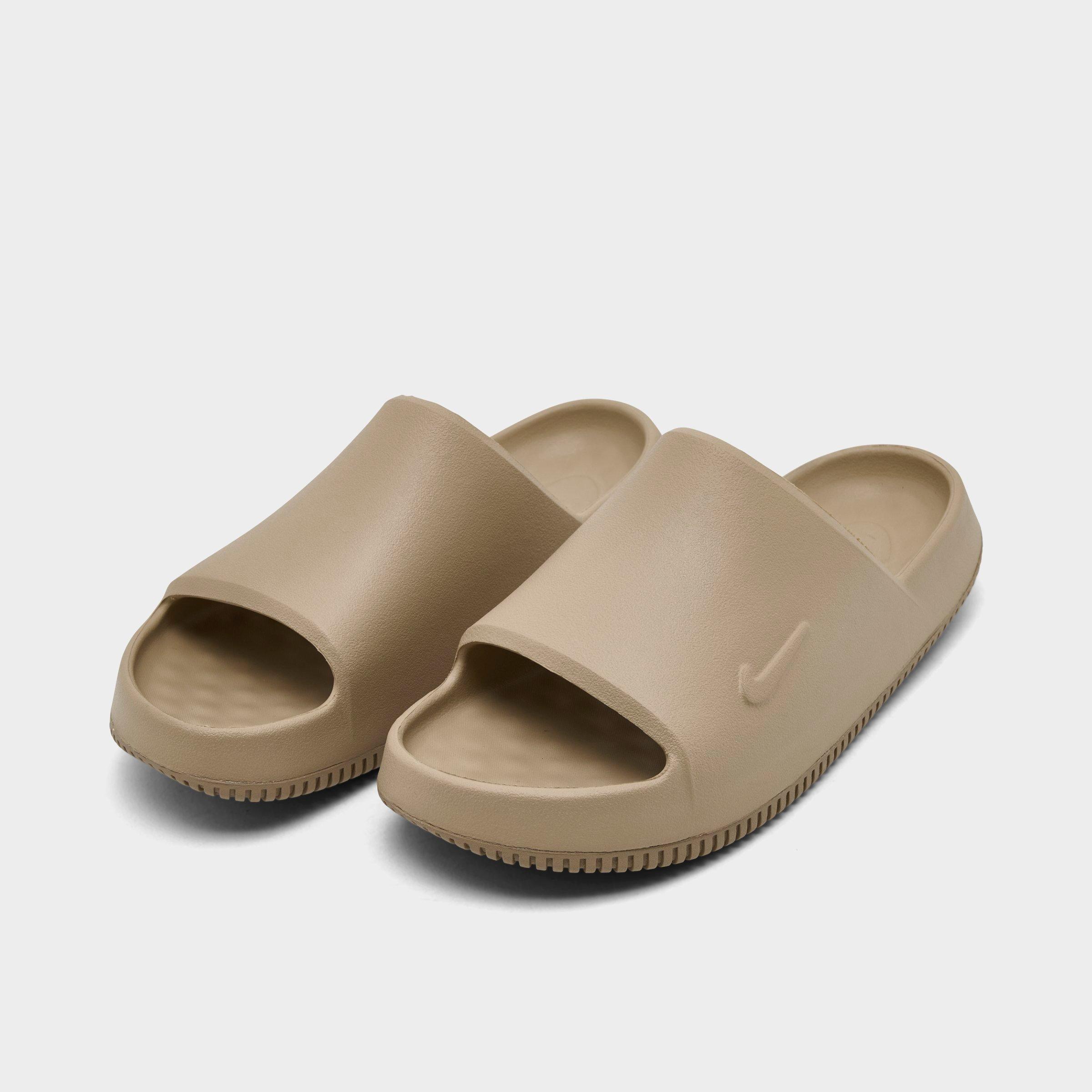 Big Kids' Nithtke Calm 2.0 Slide Sandals - Linen - Both shoes facing left
