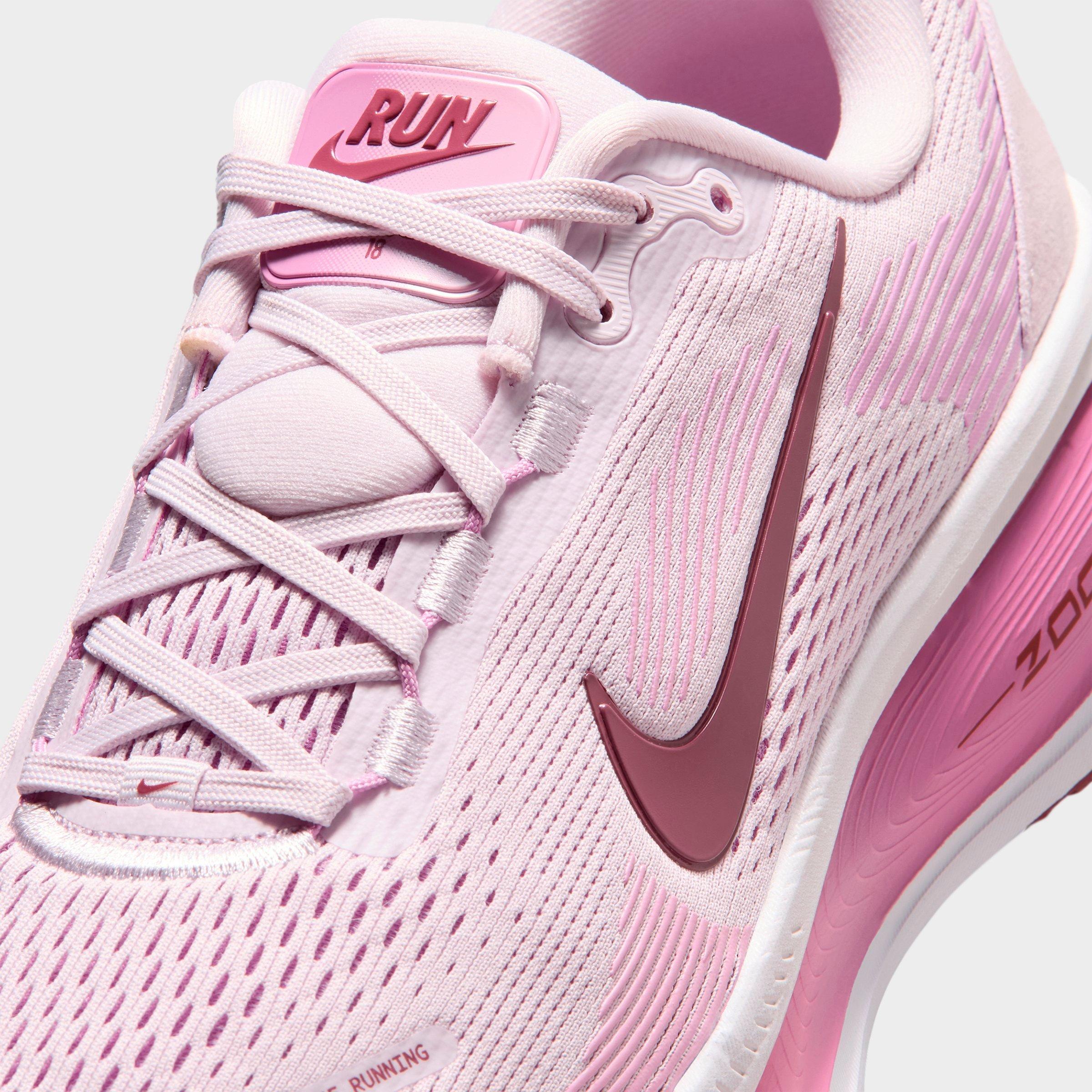 Women's Nithtke Vomero 18 Running Shoes - Part 2 - Bleached Lilac/Light Magenta/Pink Rise/Pink Smoke - Detail shot