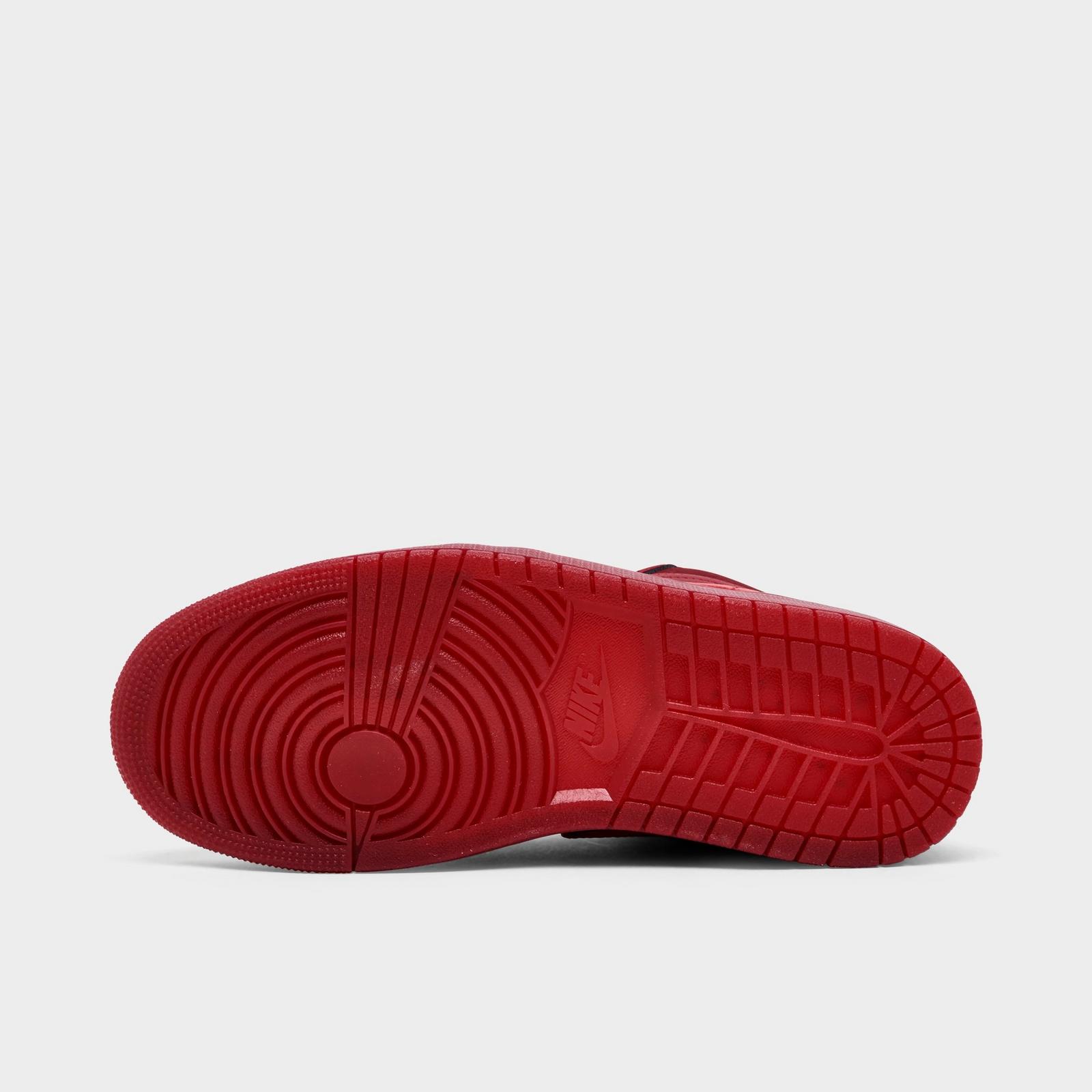 Women's Air Jordan 1 Low SE Casual Shoes - Team Red/Sierra Red - Left shoe facing left. Outside of the shoe. - view 6