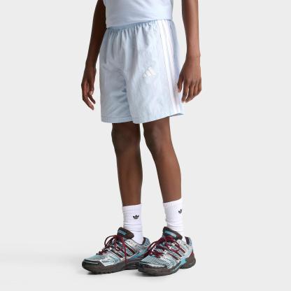 Big Kids' adidas 3-Stripes Woven Shorts - Crystal Sky - view 1