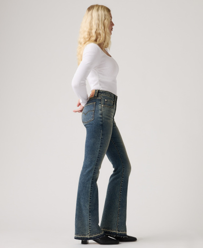 Levi's Women's 726 High-Rise Slim Fit Flare Jeans - Believe In Me No Dx