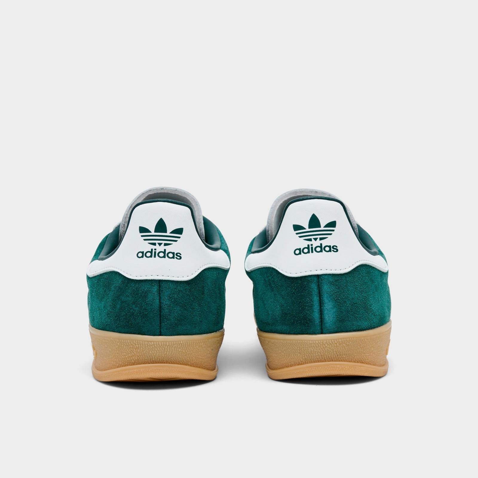 Men's adidas Originals Gazelle Indoor Casual Shoes - Aurora Ivy/White/Gum - view 4