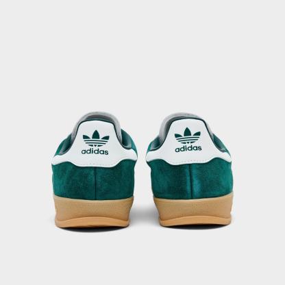 Men's adidas Originals Gazelle Indoor Casual Shoes - Aurora Ivy/White/Gum - view 4