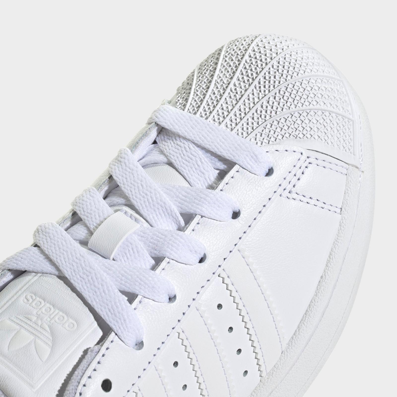 Big Kids' adidas Originals Superstar II Casual Shoes - White/White/White - view 3