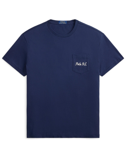 Polo Ralph Lauren Men's Classic-Fit Bear Print Jersey T-Shirt - Newport Navy/Society Bear