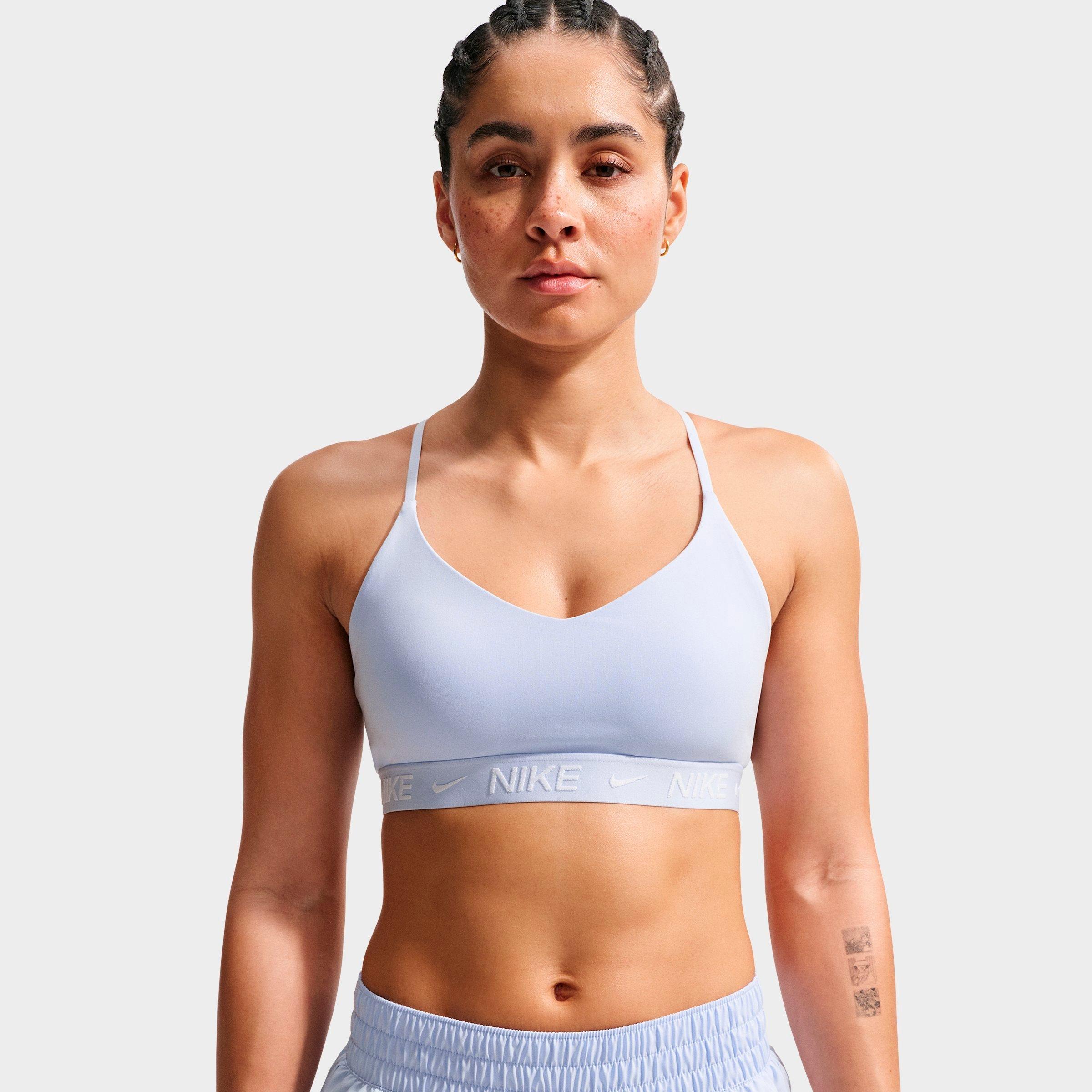 Women's Nithtke Dri-FIT Indy Light Support Padded Adjustable Sports Bra - Hydrogen Blue