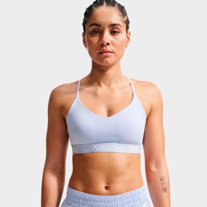 Women's Nithtke Dri-FIT Indy Light Support Padded Adjustable Sports Bra - Hydrogen Blue