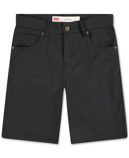 Levi's Boys' 8-20 Slim-Fit Performance Stretch Shorts - Jet Black