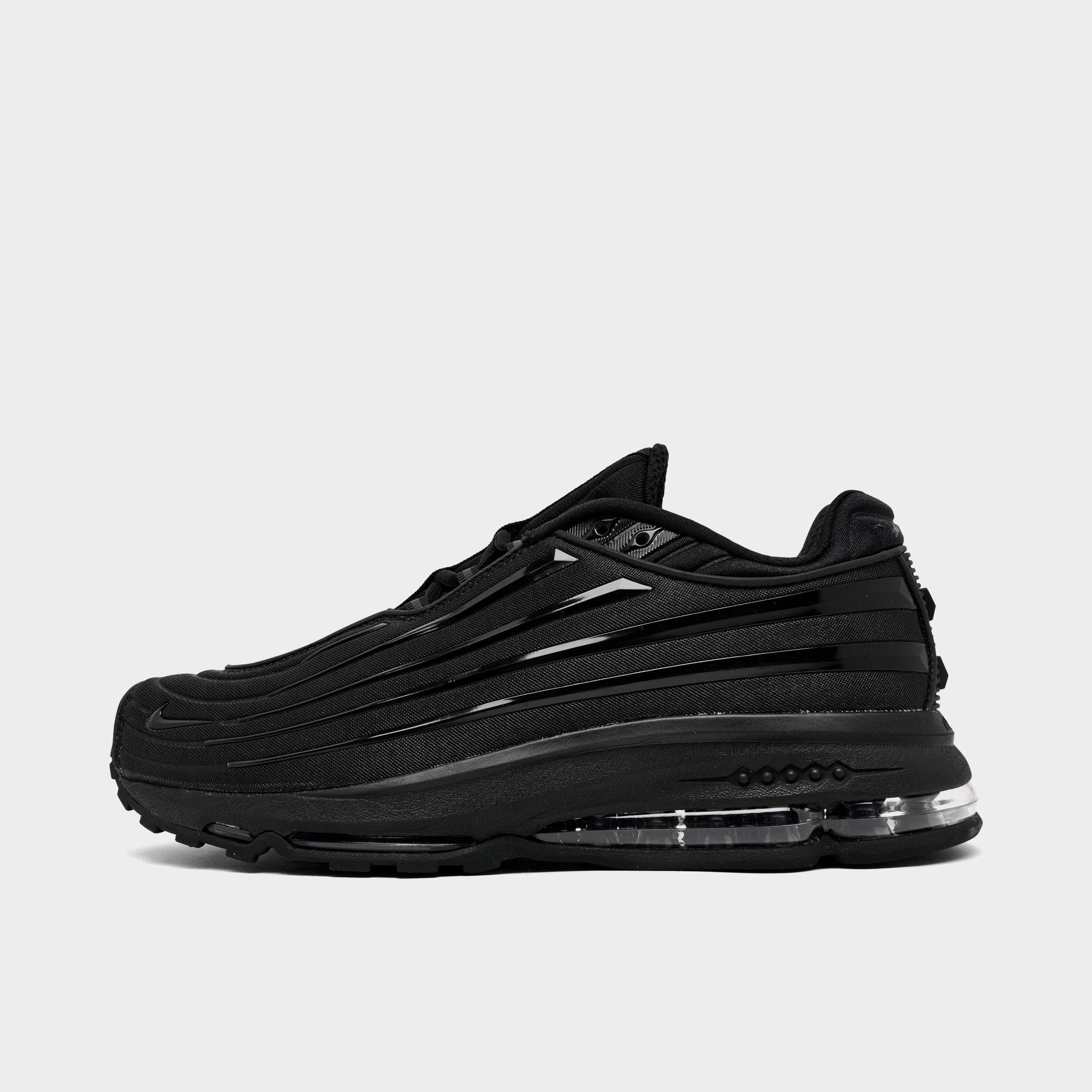 Men's Nithtke Air Max Ecstasy Plus Casual Shoes - Black/Black/Black - Left shoe facing left. Outside of the shoe.