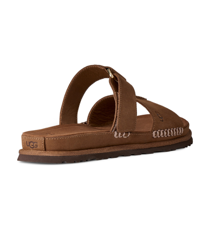 UGG® Women's GoldenGaze Slide Sandals - Dark Chestnut