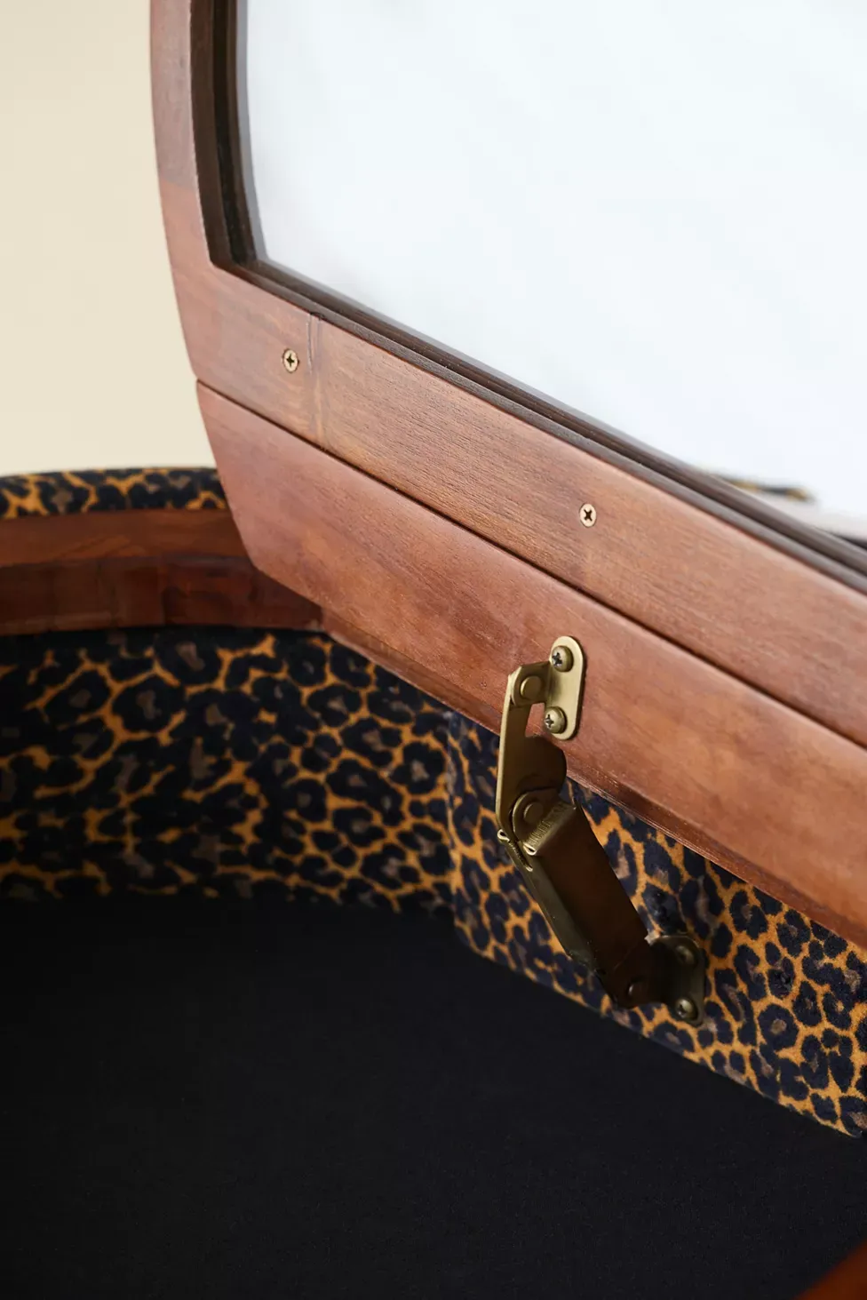 Jane Upholstered Vanity & Stool Set - Leopard - view 3