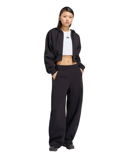 adidas Women's Essentials Contemporary Fleece Barrel Pants - Black
