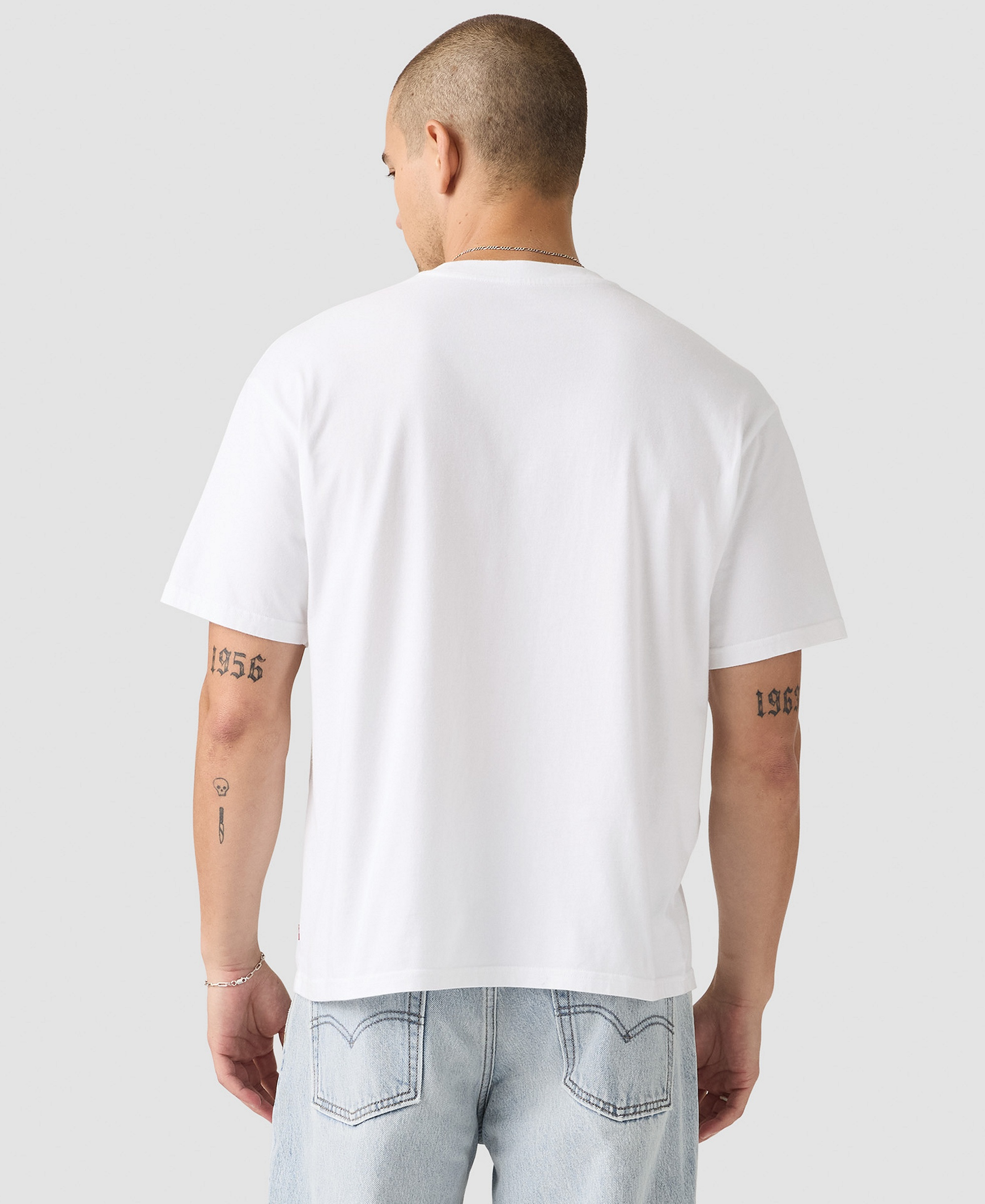 Levi's Men's Classic Cropped Boxy Short-Sleeve T-Shirt - White