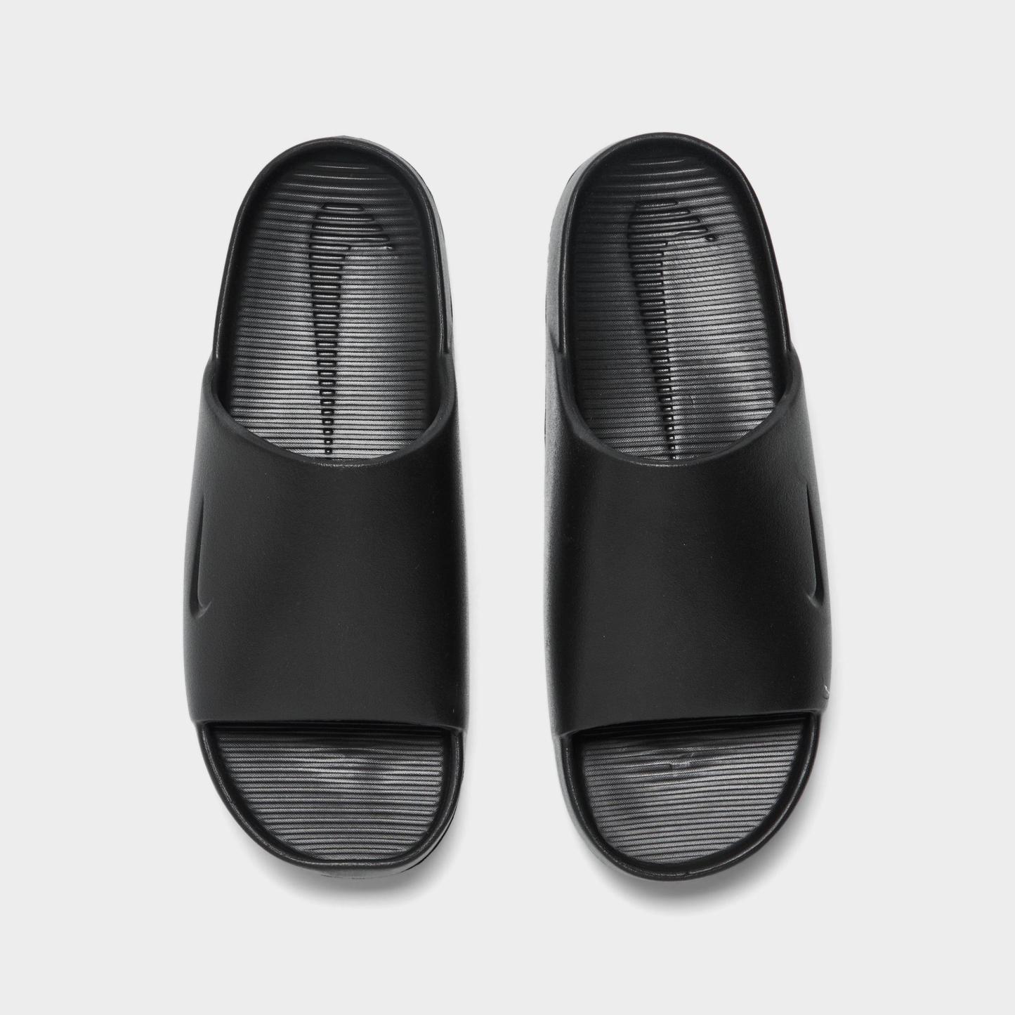 Men's Nithtke Calm Slide Sandals - Black/Black - Top view