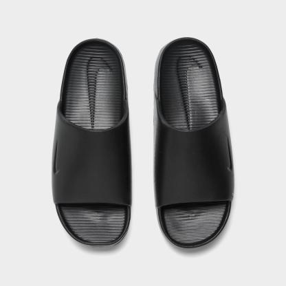 Men's Nithtke Calm Slide Sandals - Black/Black - Top view