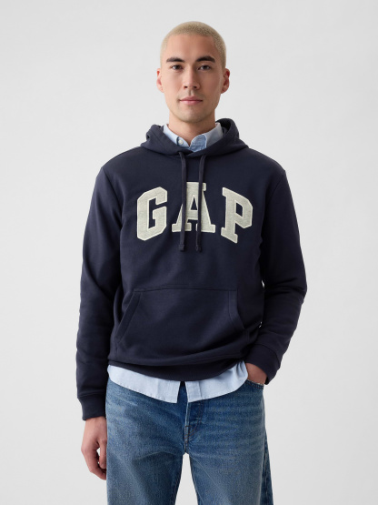 Adult VintageSoft Arch Logo Hoodie - blue