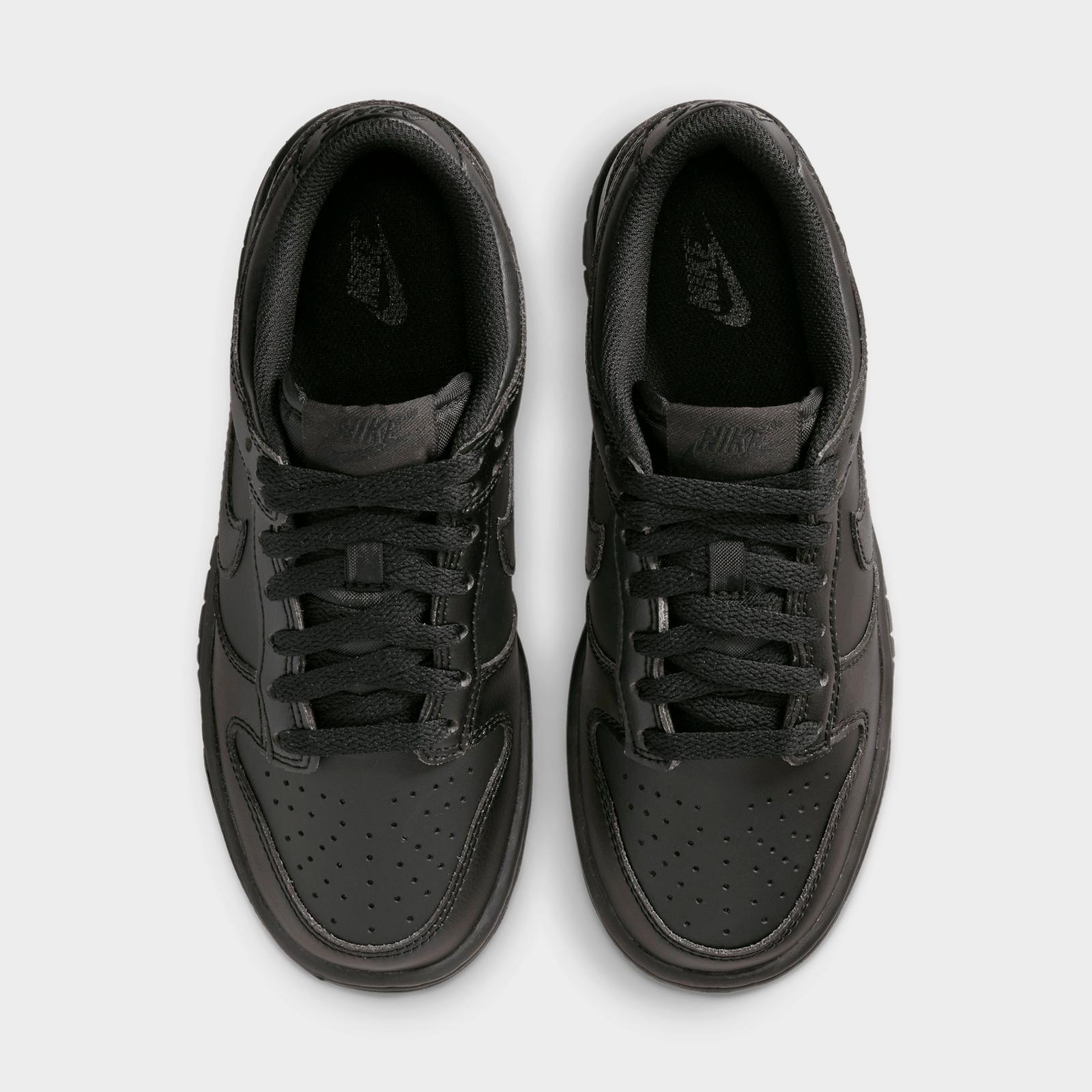 Big Kids' Nike Dunk Low Casual Shoes - Black (IU7766-009)