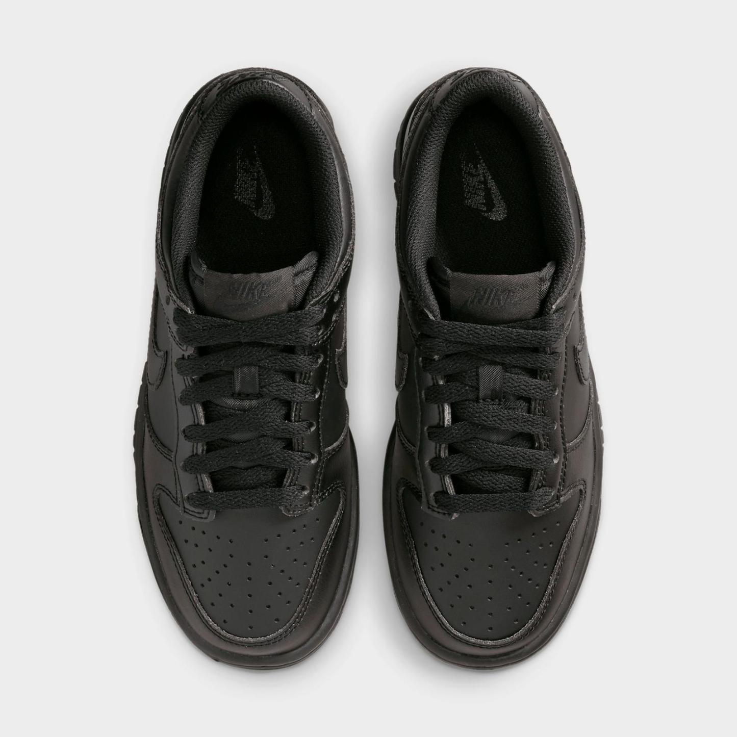 Big Kids' Nike Dunk Low Casual Shoes - Black (IU7766-009)