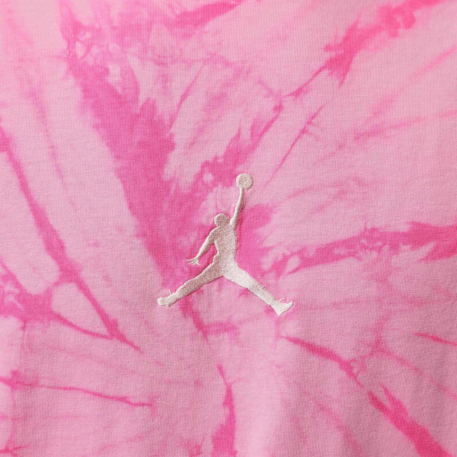 Men's Jordan Brooklyn Tie-Dye Festival T-Shirt - Iced Carmine/Pale Ivory - view 5