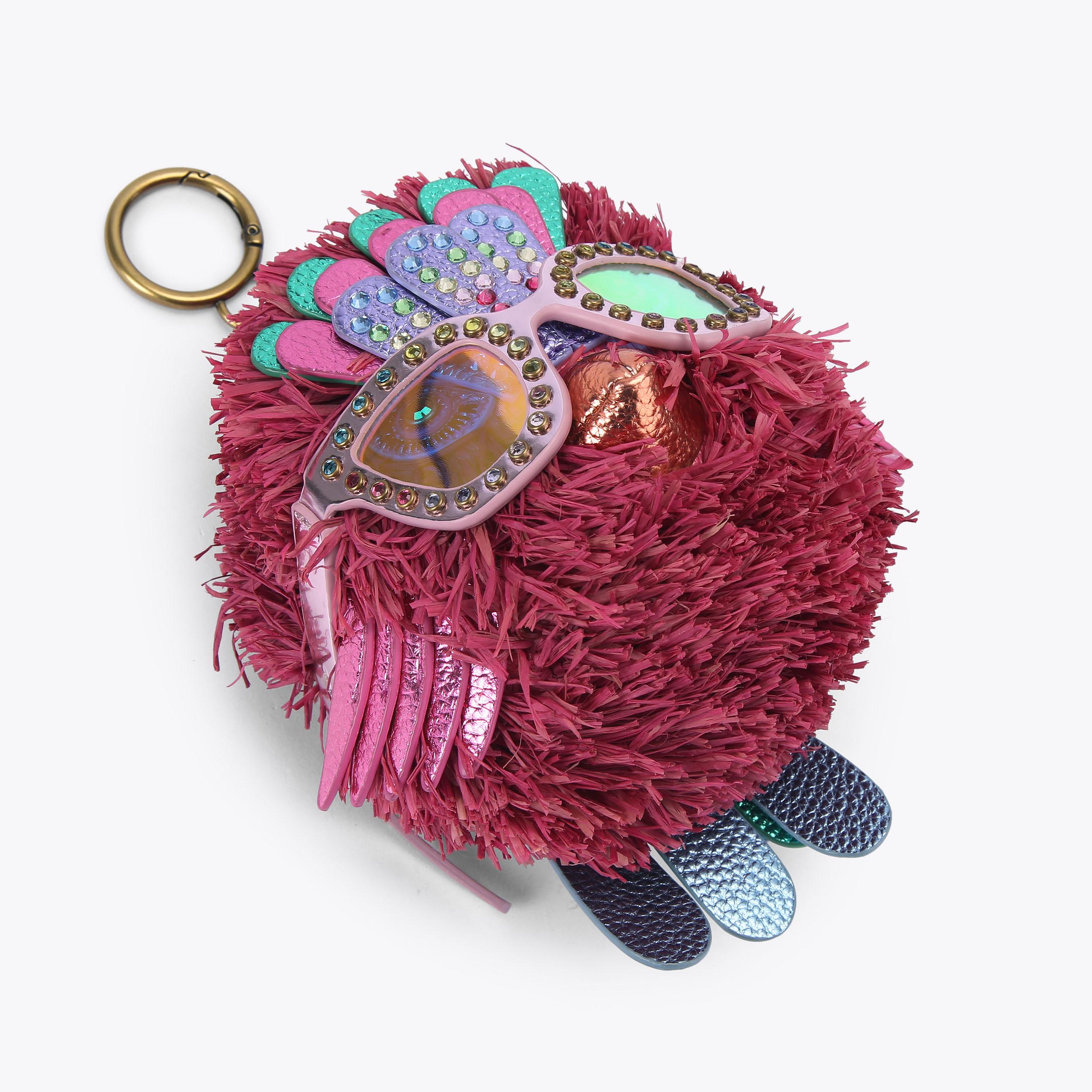 Kurt Geiger London Pom Pom Eagle Sungl Charm - Pink - view 5