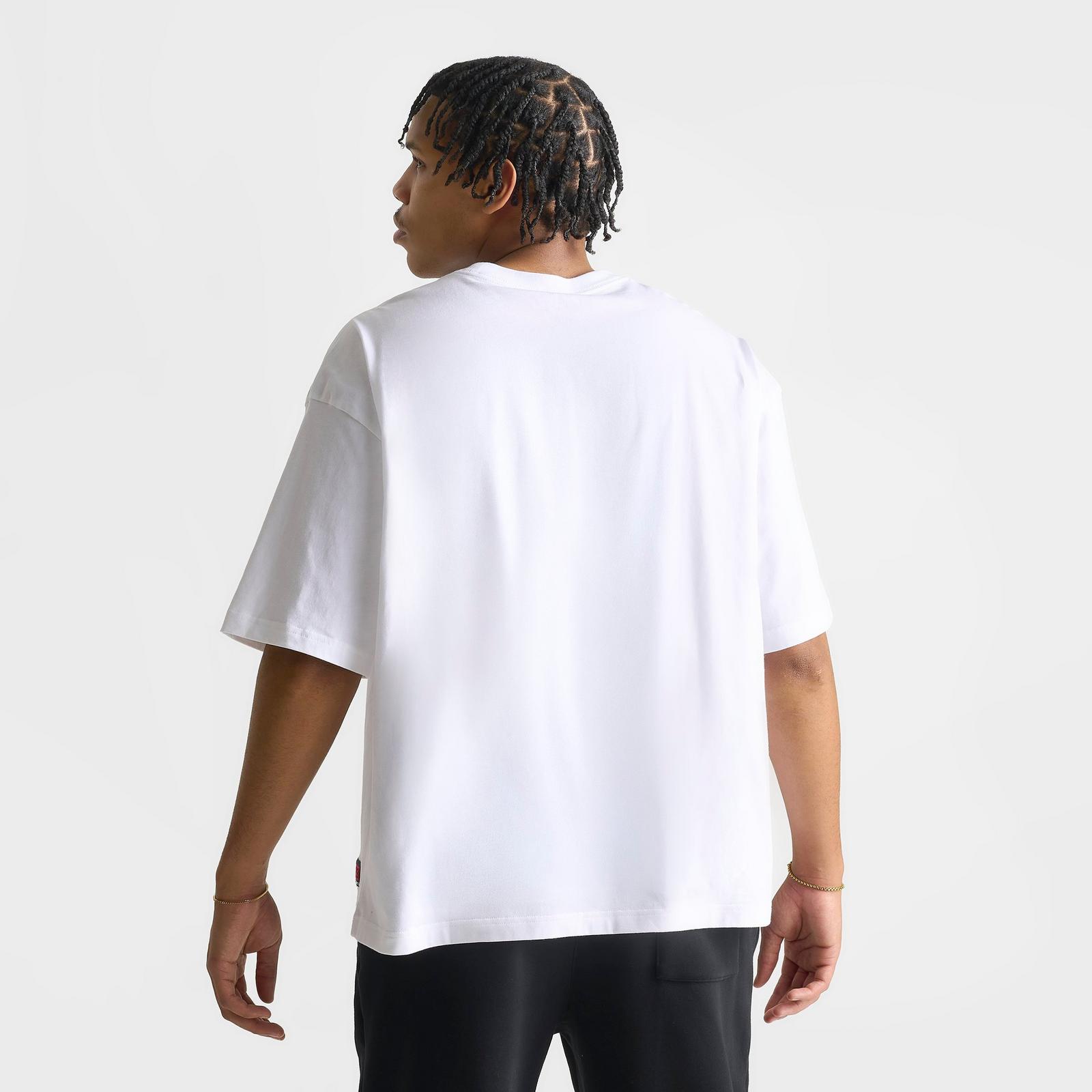 Men's Jordan Globe Graphic Oversized T-Shirt - White - view 4