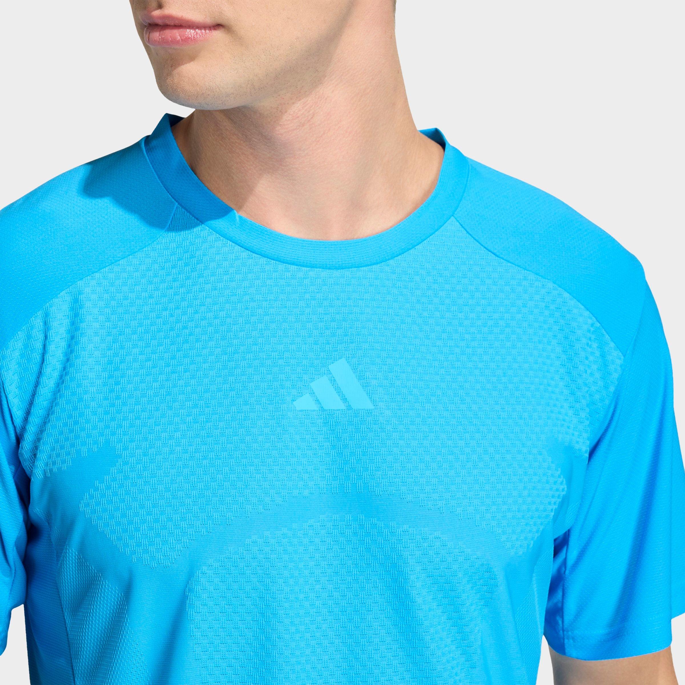 Men's adidas Climacool 3D Training T-Shirt - Lucid Aquamarine