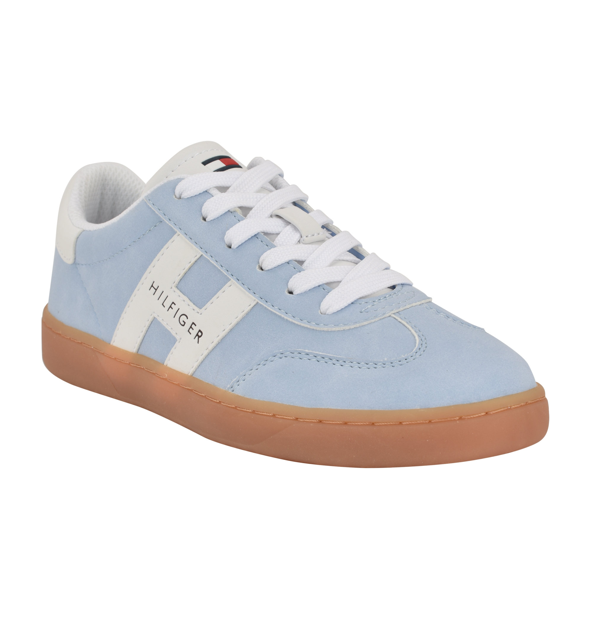 Tommy Hilfiger Women's Maisie Low Profile Lace-Up Sneakers - Light Blue