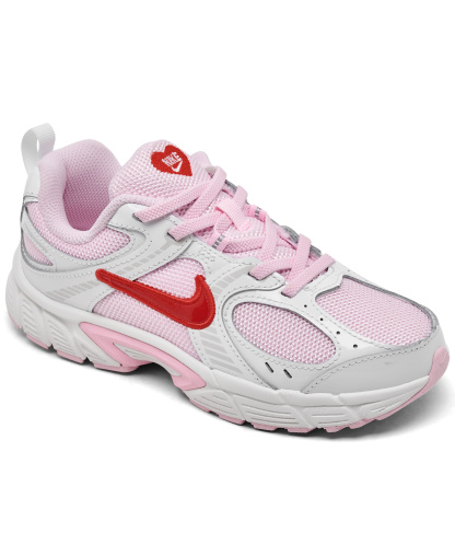 Nike Little Kids V5 RNR Casual Sneakers from Finish Line - White, Pink