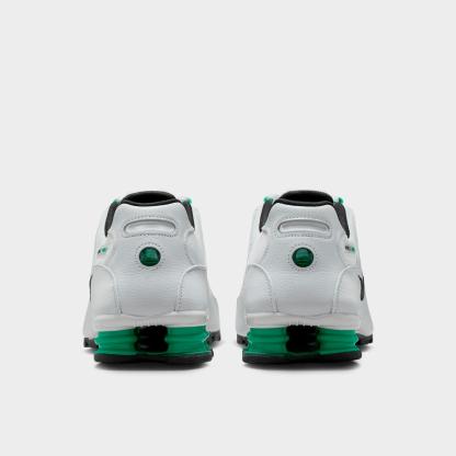 Men's Nithtke Shox NZ Casual Shoes - Grey Fog/Stadium Green/Fir/Black - Back view