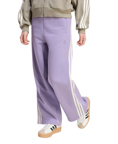 adidas Women's 3-Stripes Wide Pants - Magic Lilac