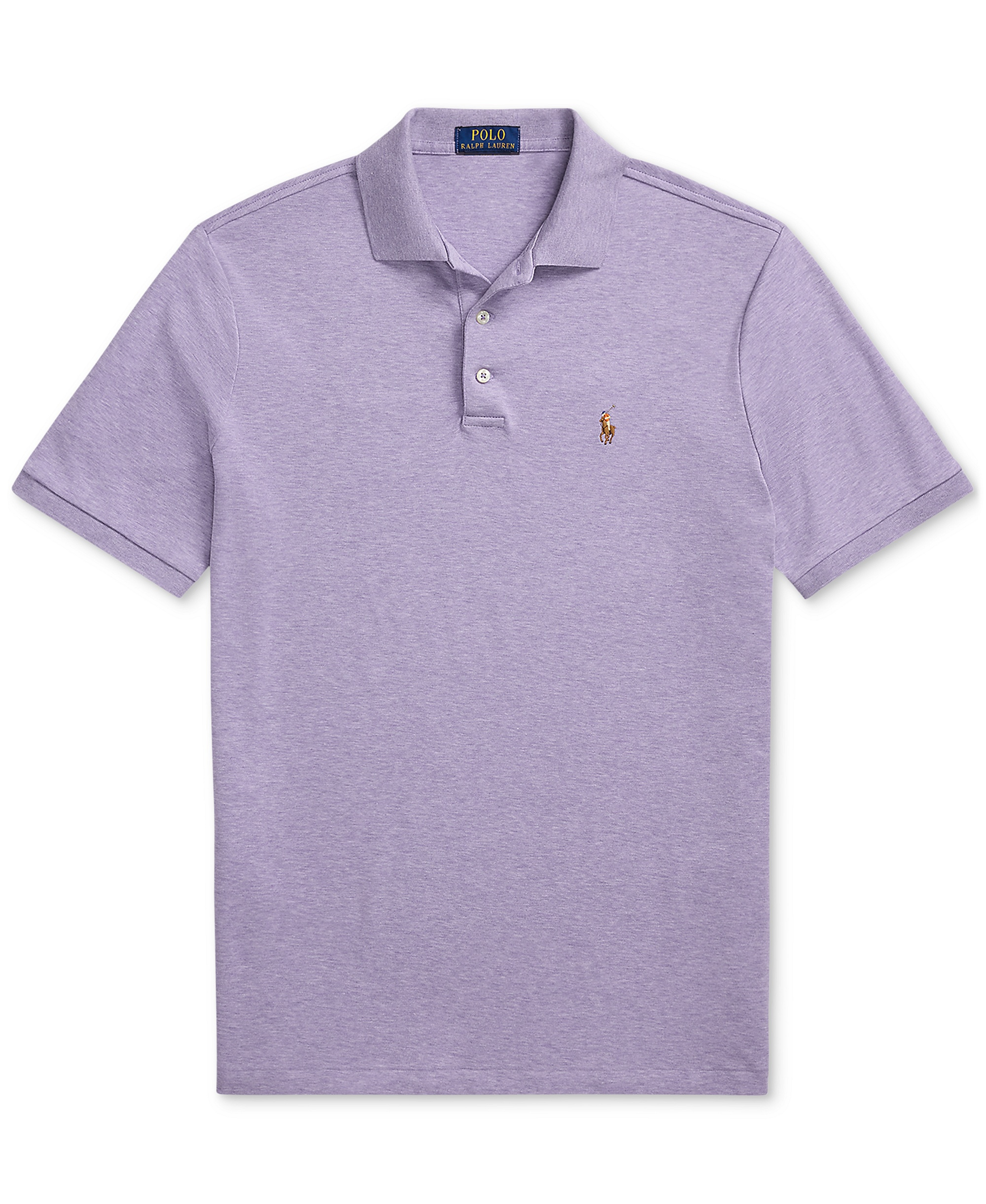 Polo Ralph Lauren Men's Classic-Fit Soft Cotton Polo Shirt - Purple Heather