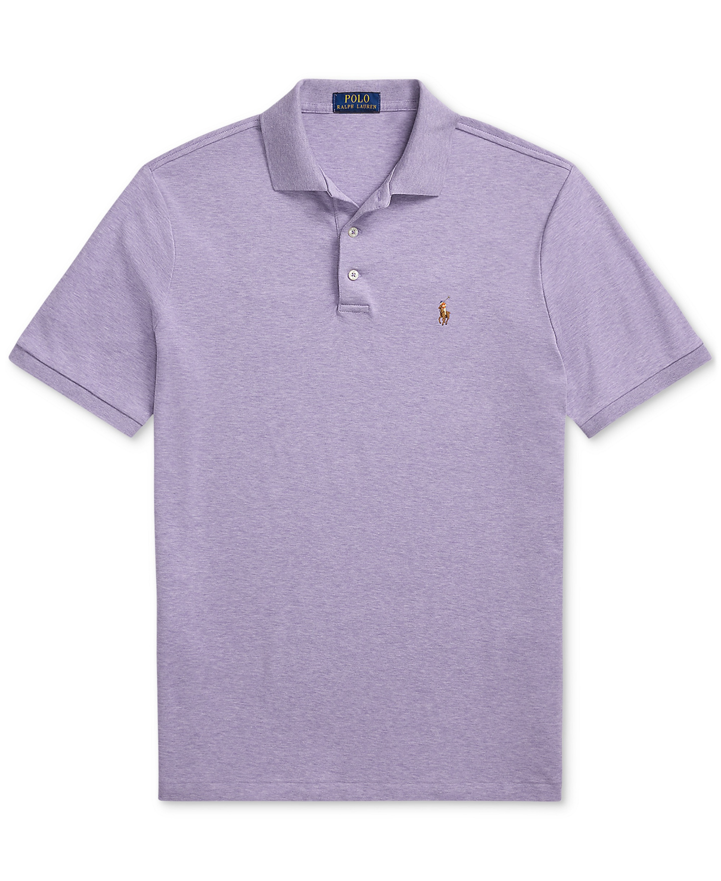Polo Ralph Lauren Men's Classic-Fit Soft Cotton Polo Shirt - Purple Heather