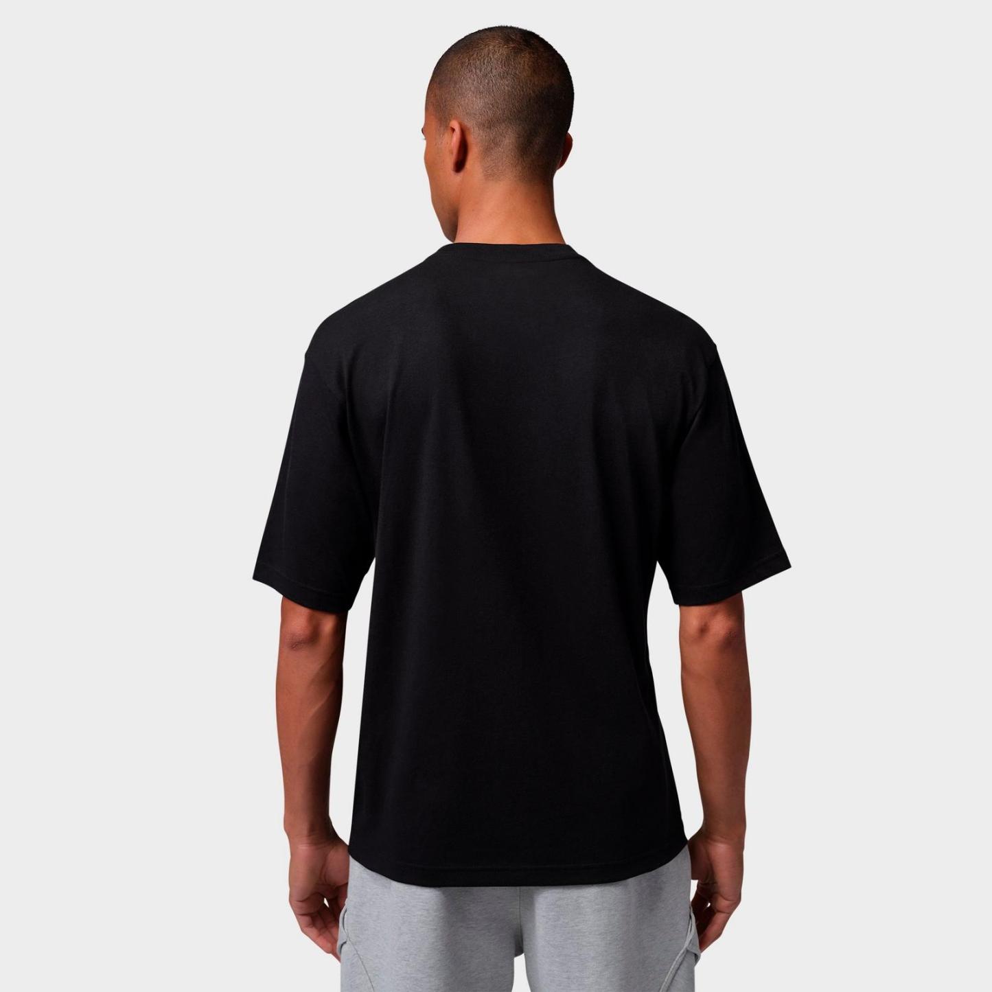 Men's Jordan Air Flame Graphic T-Shirt - Black - view 3