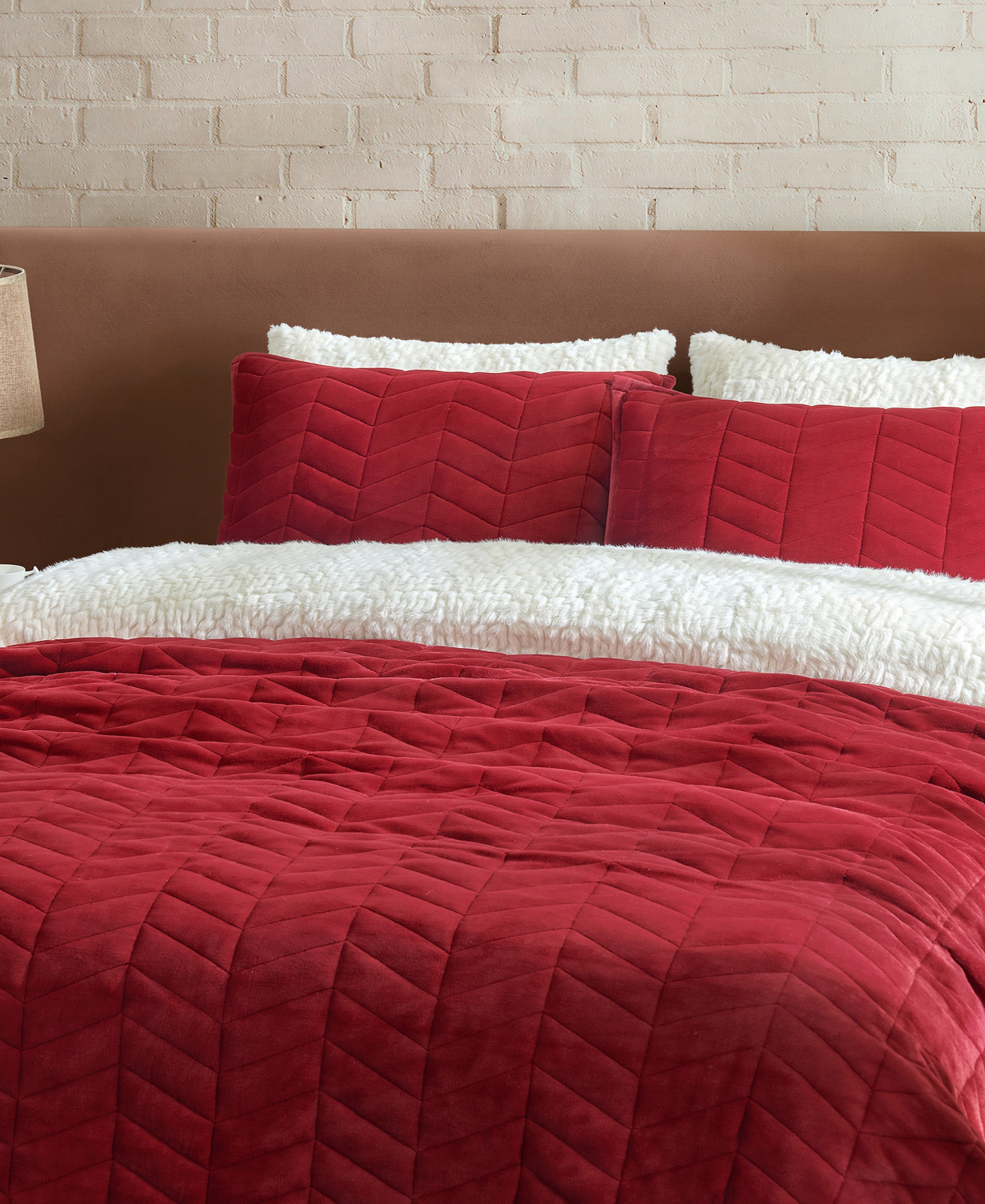 UGG® Coco 2-Piece Quilt Set, Twin/Twin XL - Coffee Berry