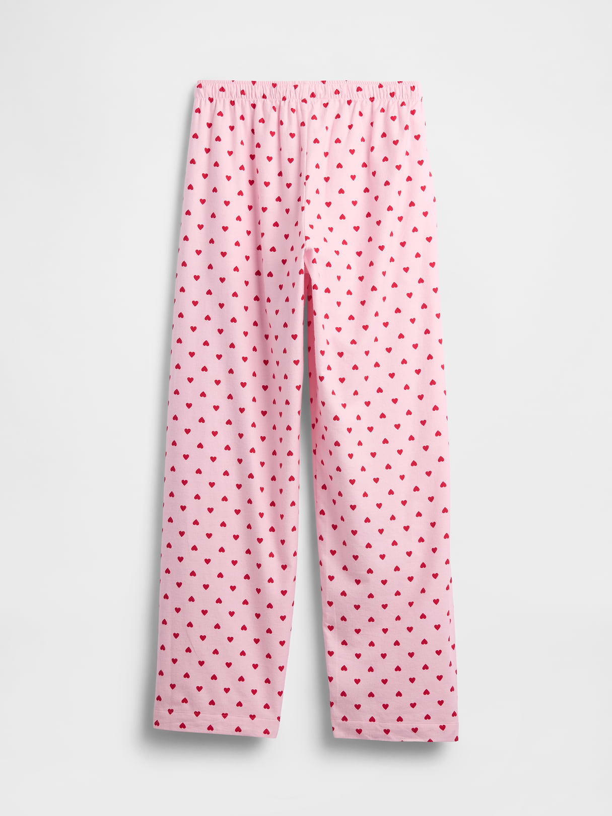 Adult Softest Flannel PJ Pants - Pink hearts