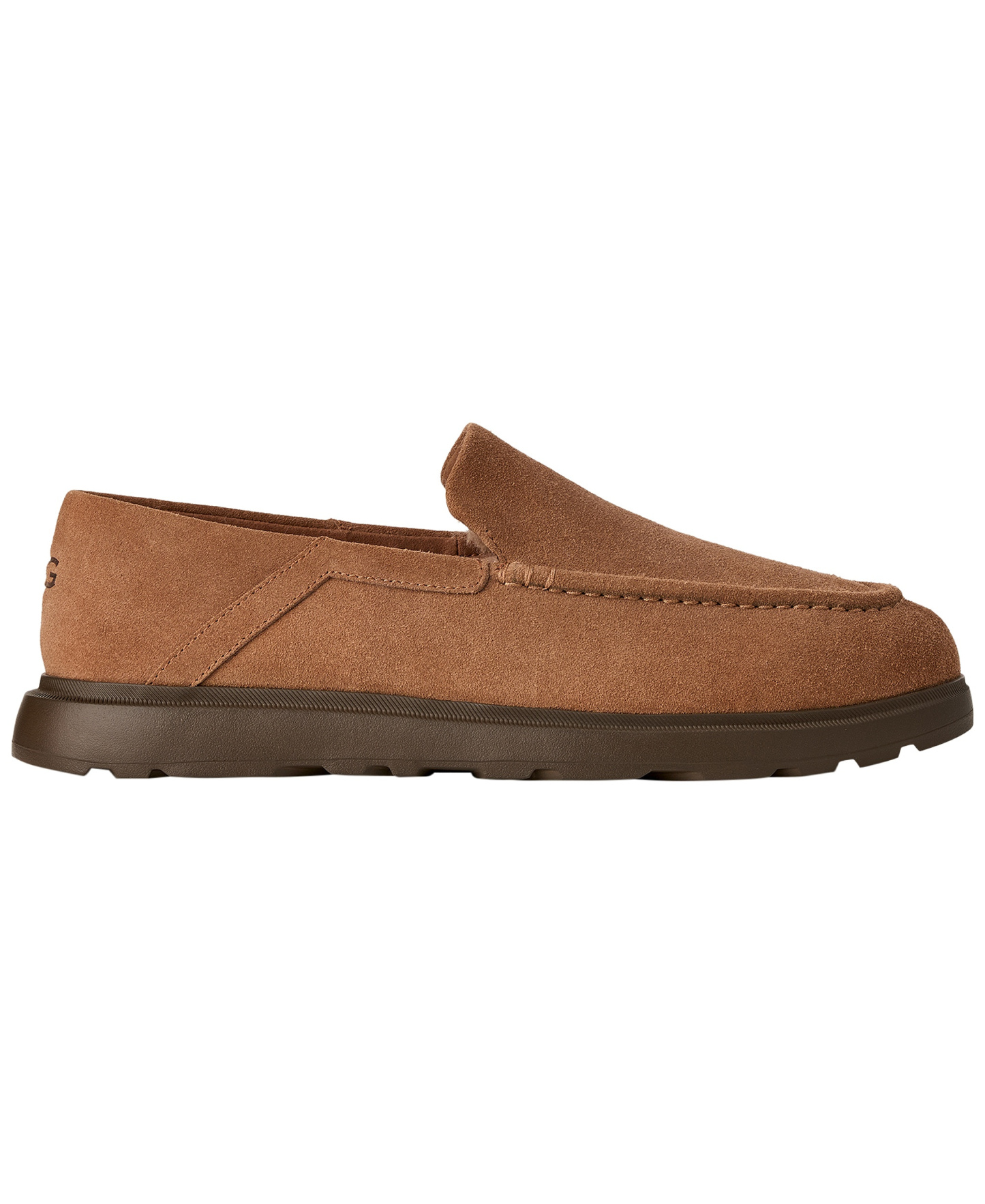 UGG® Men's Shep Suede Round-Toe Loafers - Chestnut