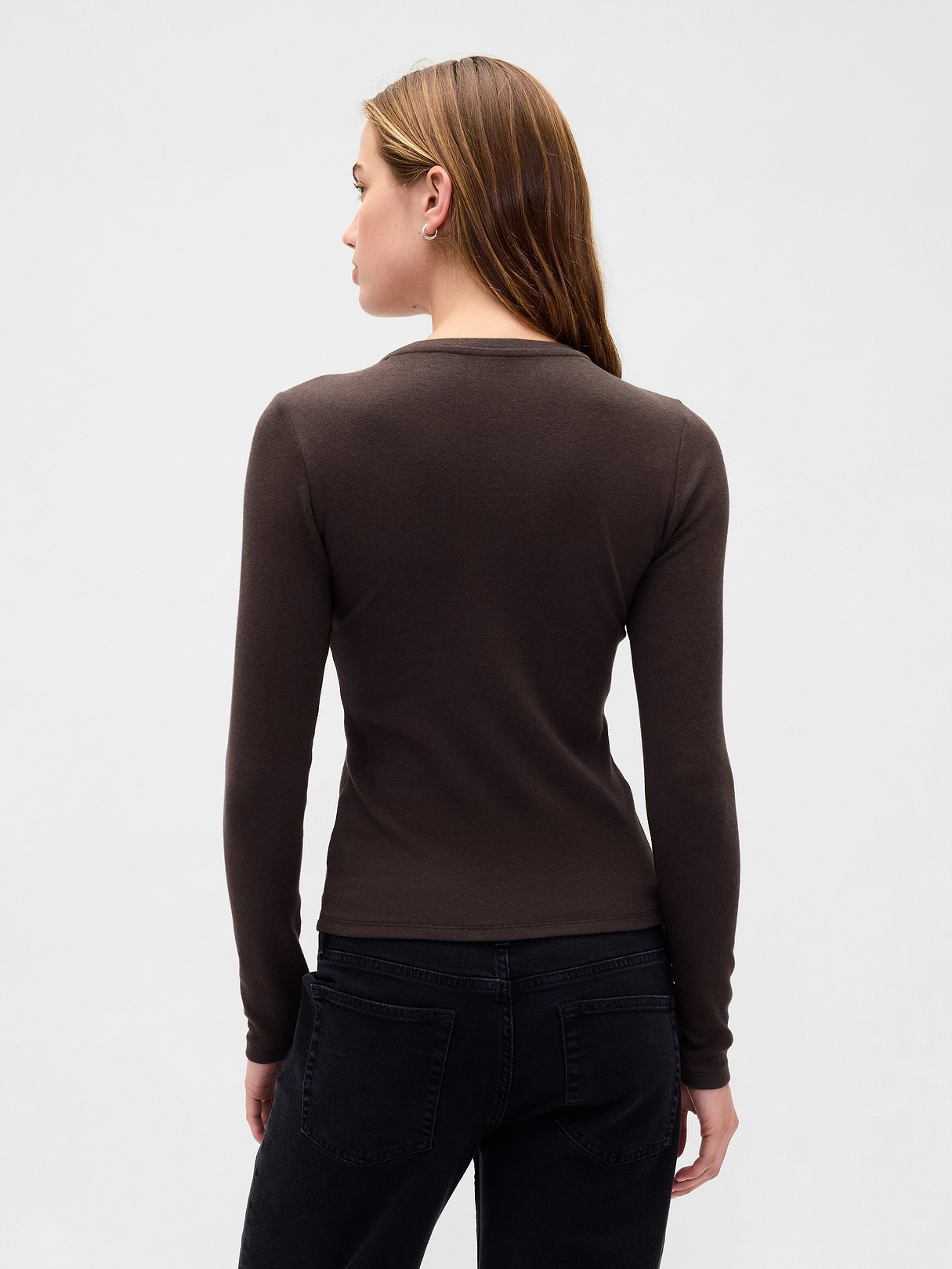 Modern Crewneck T-Shirt - Terra brown