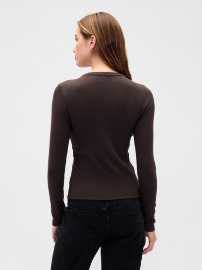Modern Crewneck T-Shirt - Terra brown