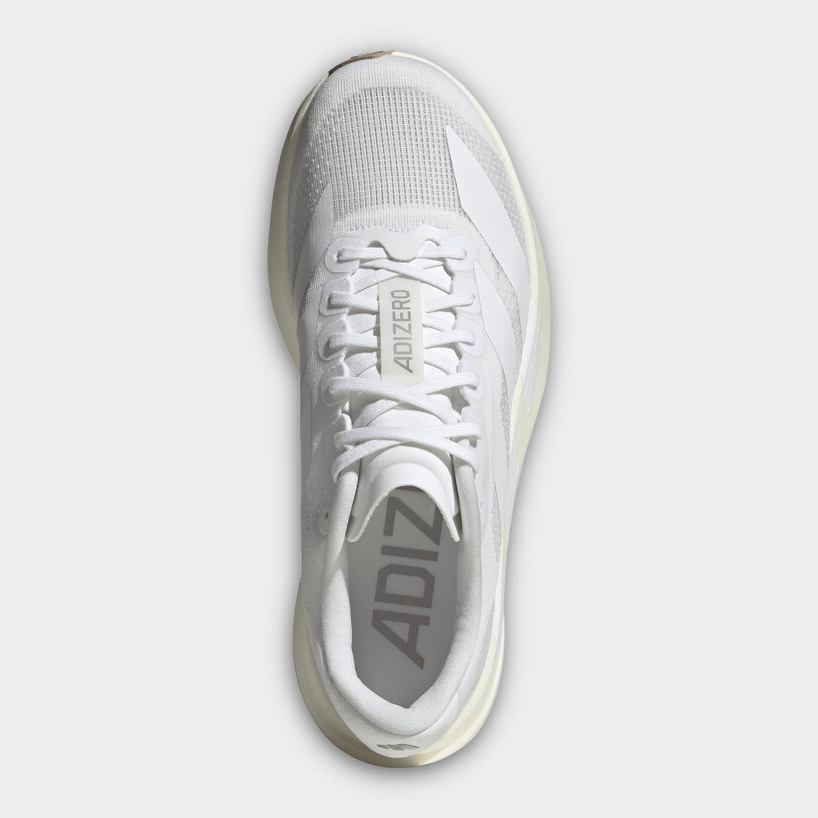 Women's adidas Adizero EVO SL Running Shoes - Cloud White/Cloud White/Warm Sandstone - view 5