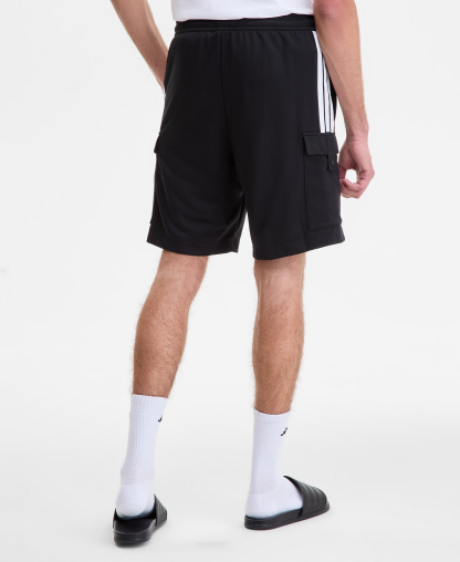 adidas Men's House Tiro Cargo Shorts - Black/wht