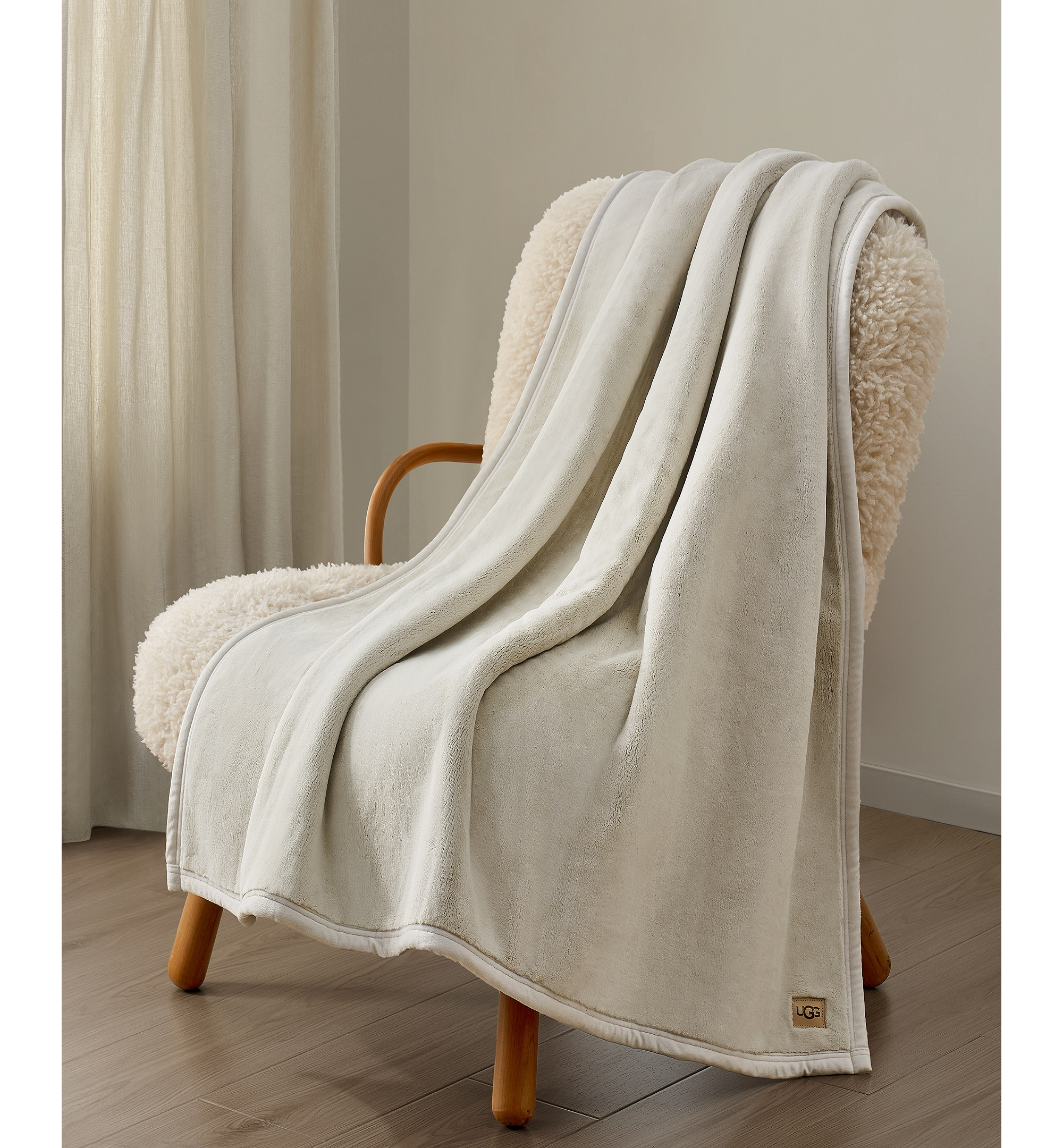 UGG® Salt Creek Reversible Throw, 50" x 70" - Bluff