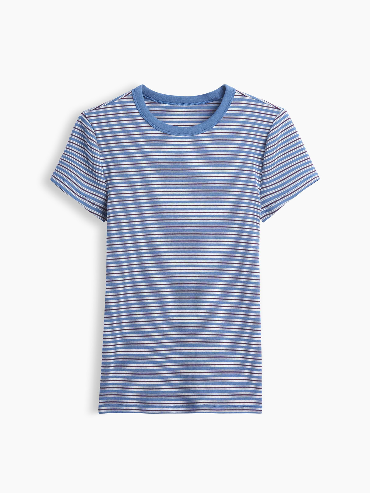 Modern Crew T-Shirt - Blue stripe
