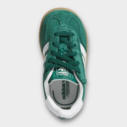 Kids' Toddler adidas Originals Gazelle Comfort Closure Casual Shoes - Collegiate Green/Cloud White/Gum - view 5