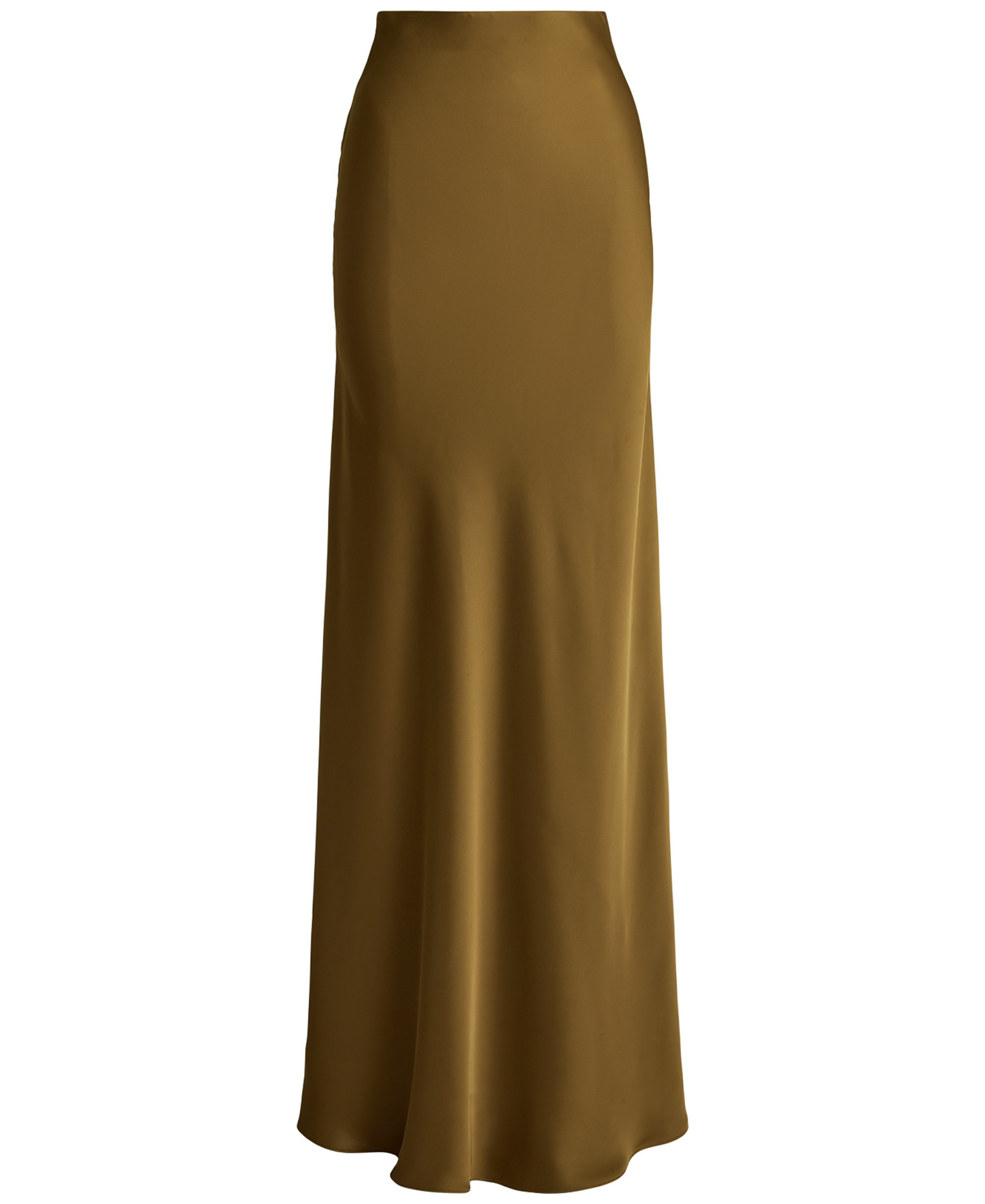 Lauren Ralph Lauren Women's A-Line Charmeuse Maxi Skirt - Tobacco Bronze