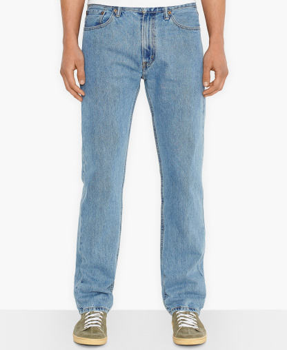 Levi's Men's 505™ Non-Stretch Regular Fit Jeans - Light Stonewash