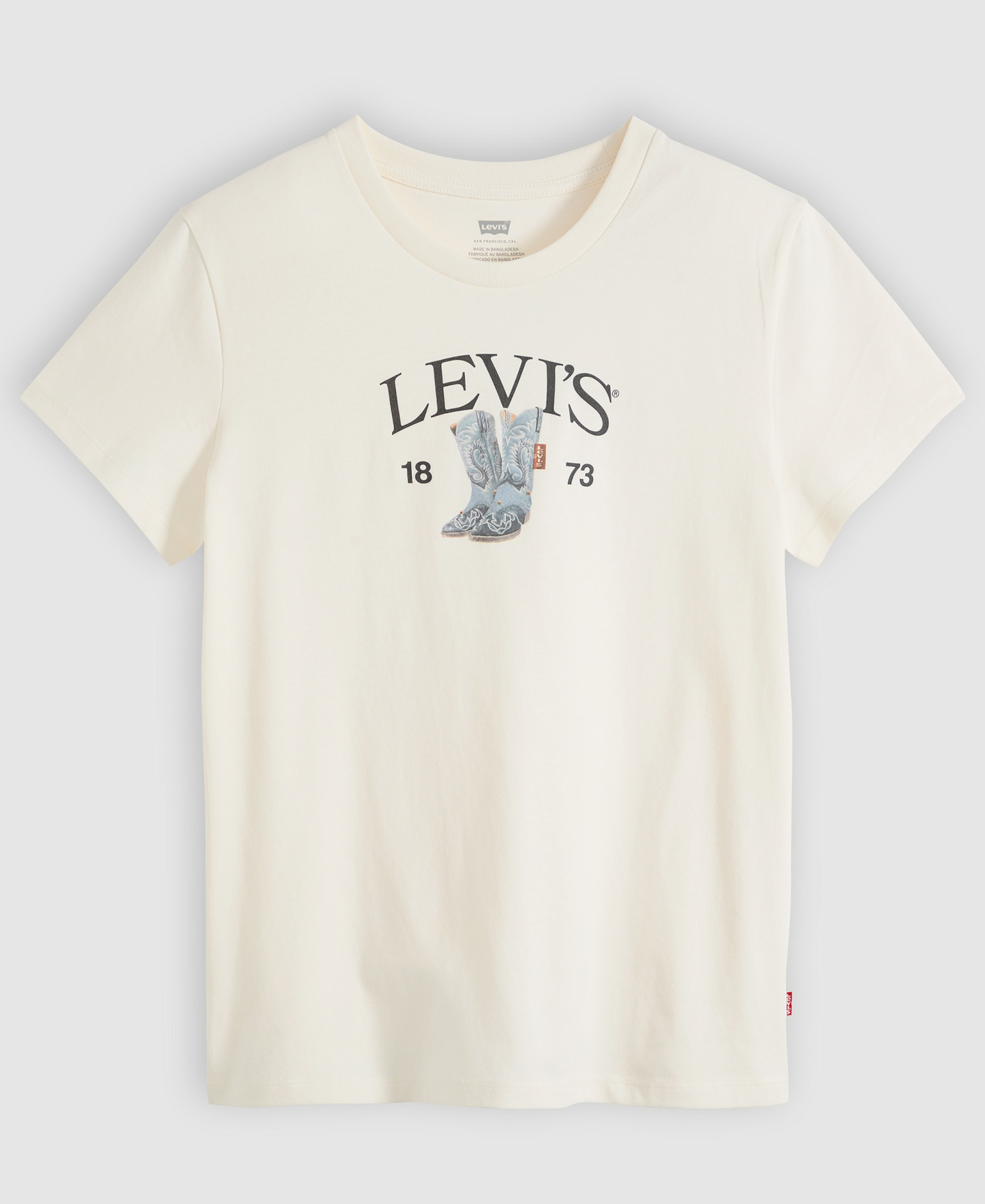Levi's Trendy Plus Size Perfect Logo Cotton T-Shirt - Pl Levis Denim Boots Egret